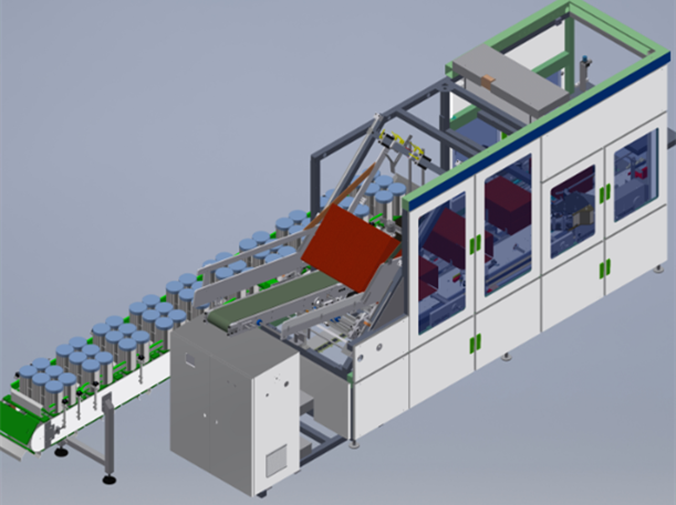 Case erecting/packing/sealing machine ( by side loading) 